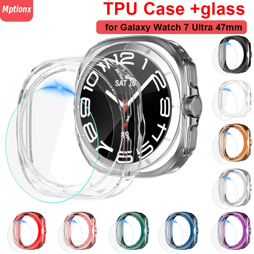 Watch Case Bumper - Verre + couvercle pour Samsung Galaxy