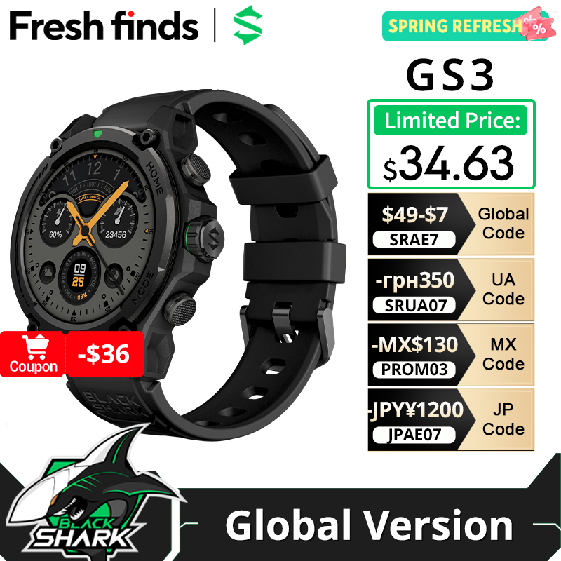 Smartwatch Store - Première mondiale : Montre connectée Blackshark