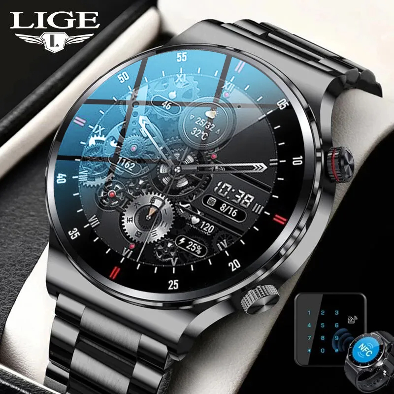 Smartwatch Instagram - LIGE-Montre connectée de sport ECG +