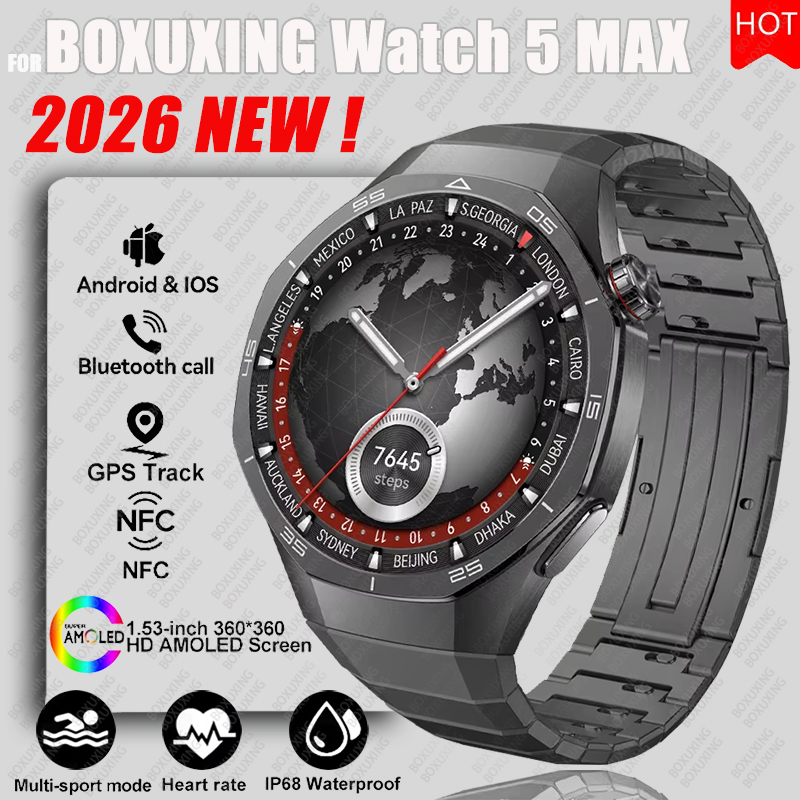 Smartwatch Instagram - 2026 nouvelle montre BOXUXING 5 MAX