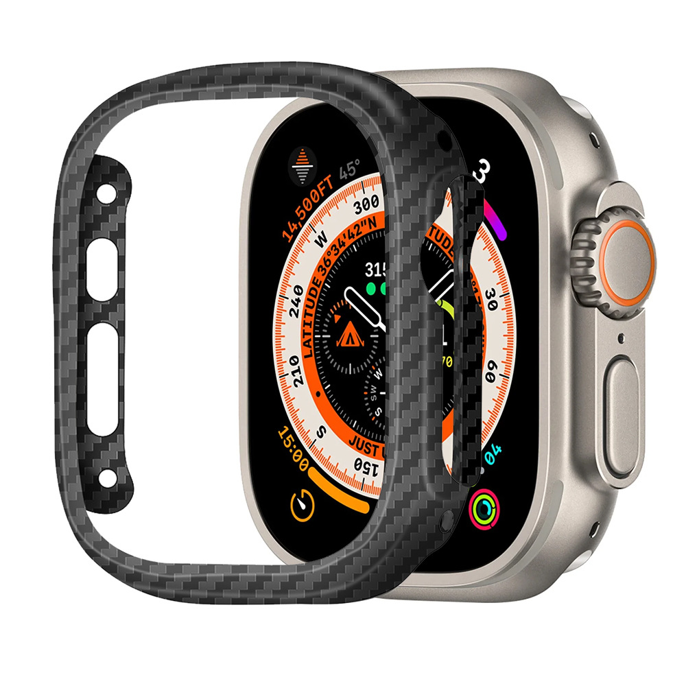Watch Case Bumper - Étui fin en Fiber de carbone