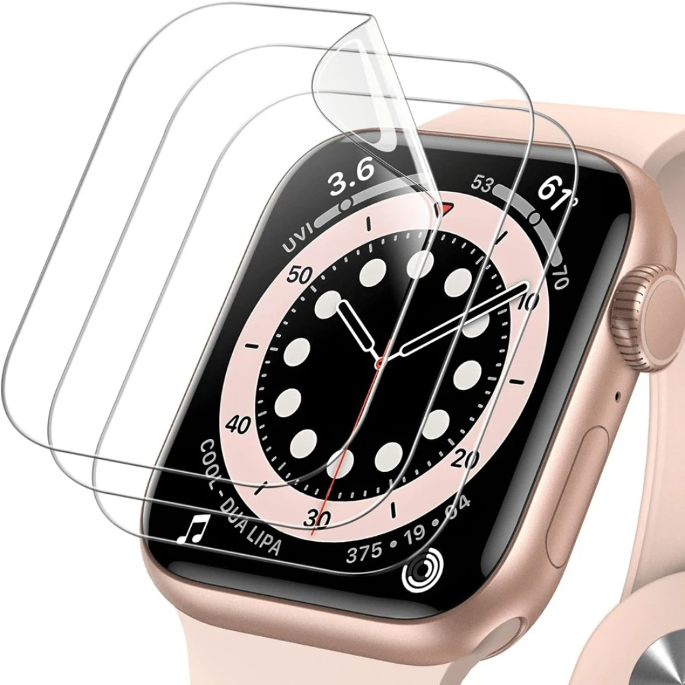 Watch Case Bumper - Film Hydrogel 3 pièces pour Apple