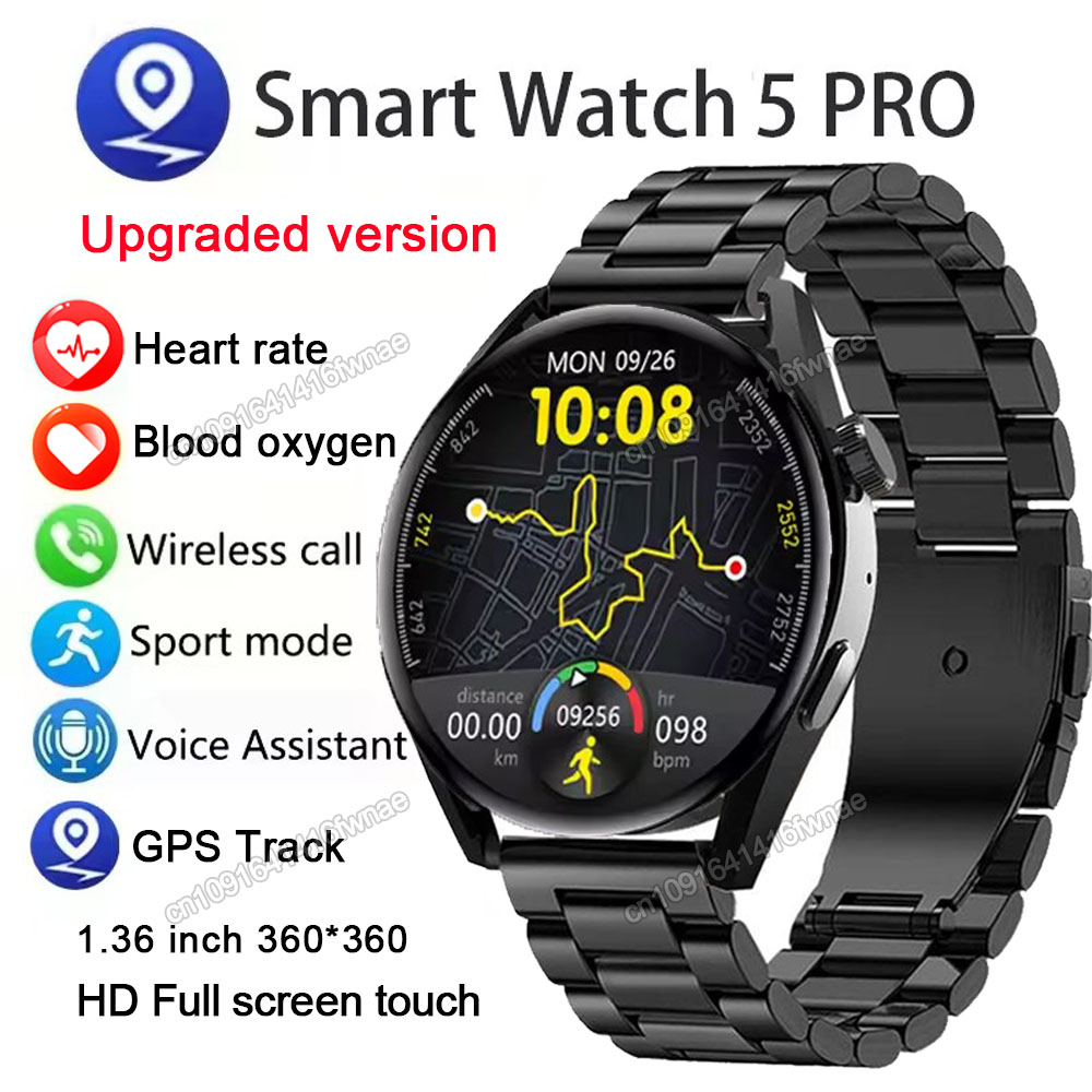 Smartwatch Instagram - Montre intelligente hommes montre 5 Pro