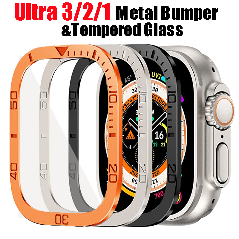 Watch Case Bumper - Protecteur d'écran pour Apple Watch Ultra