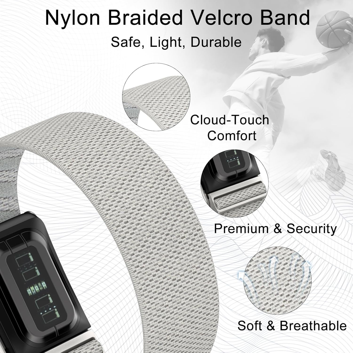 Bracelet élastique en nylon po - Sport Loop Strap avis et prix