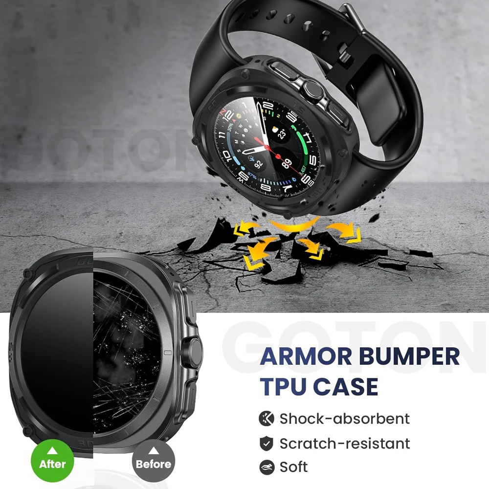 Verre + couvercle pour Samsung - Watch Case Bumper avis et prix