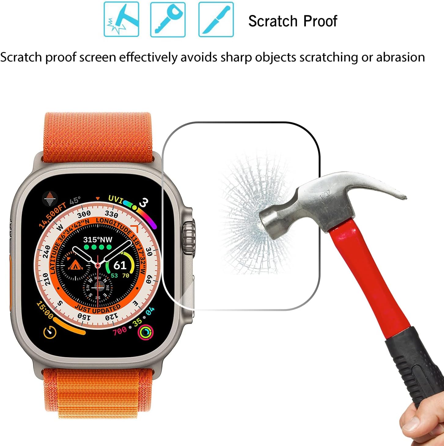 Verre trempé pour Apple Watch  - Watch Case Bumper avis et prix