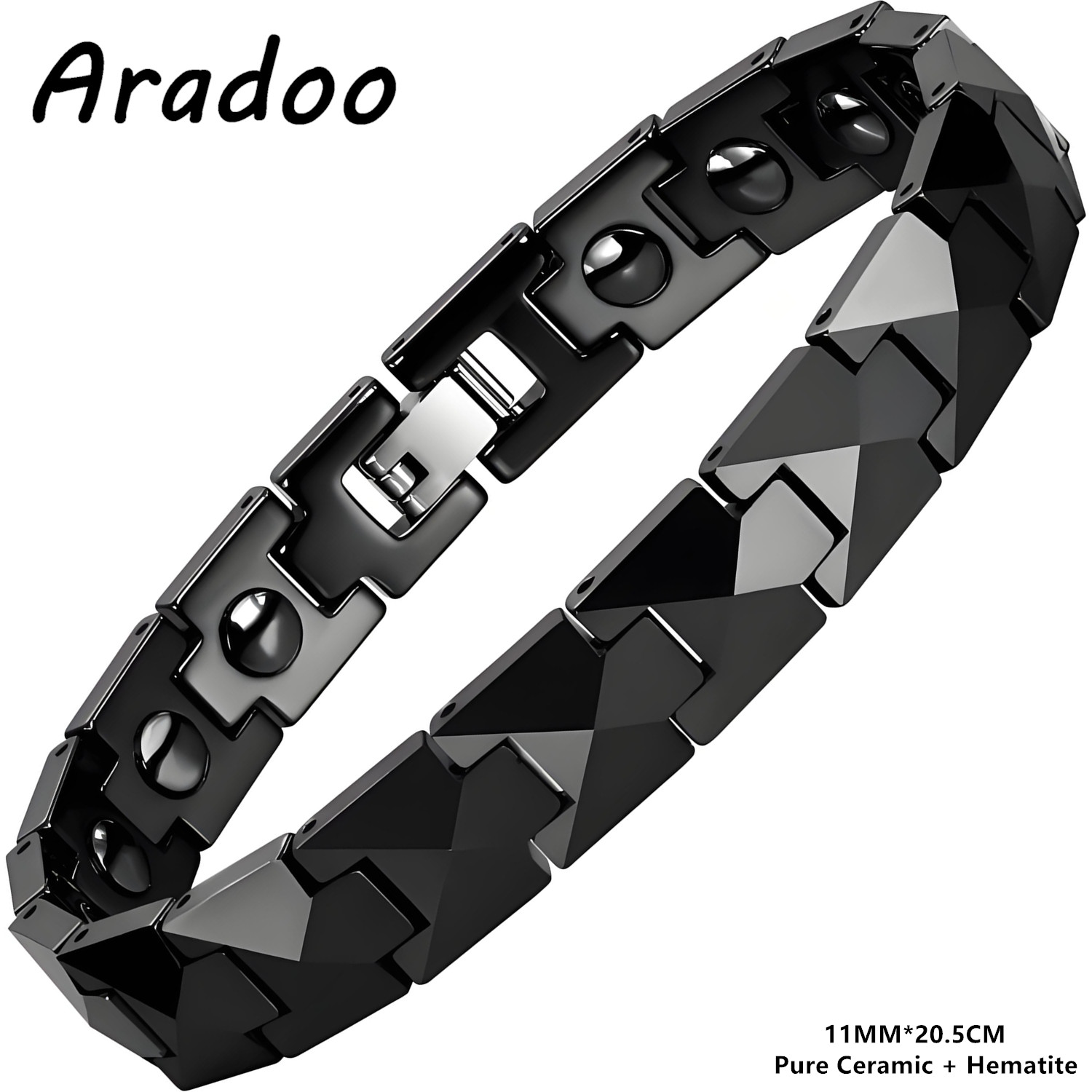 ARADOO – Bracelet en céramique - Ceramic Link Bracelet avis et prix