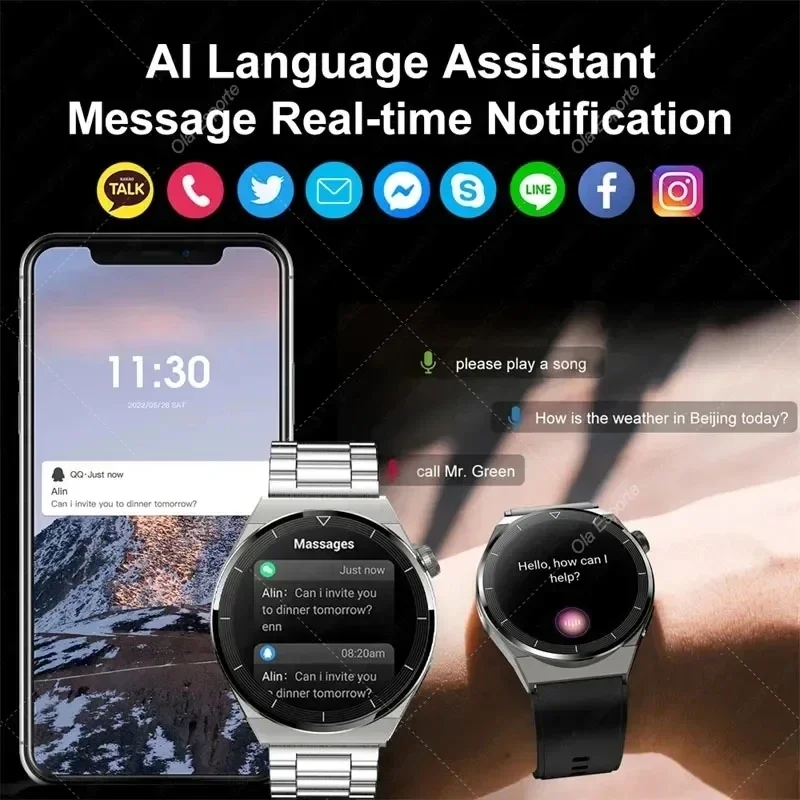 Montre connectée pour hommes,  - Smartwatch Instagram avis et prix