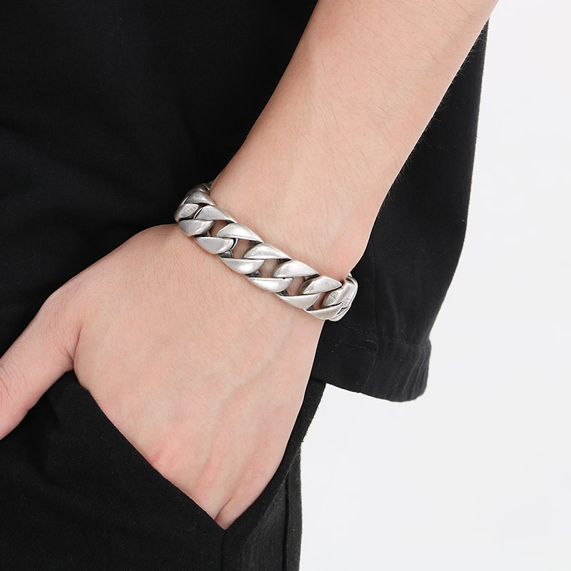 KALEN – Bracelet chaîne cubain - Ceramic Link Bracelet avis et prix