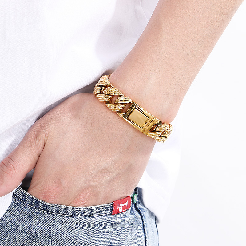 Kalen – Bracelet Long en acier - Ceramic Link Bracelet avis et prix
