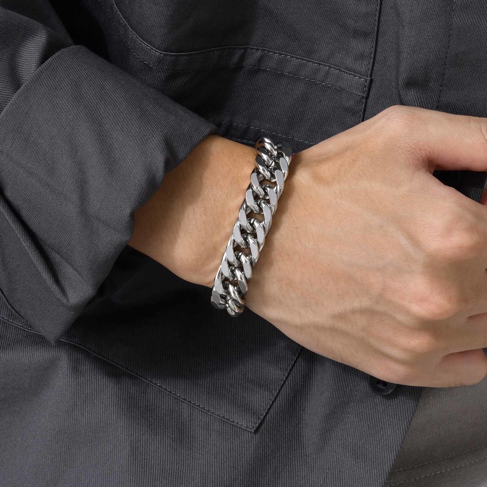 Bracelets chaîne cubaine en ac - Ceramic Link Bracelet avis et prix