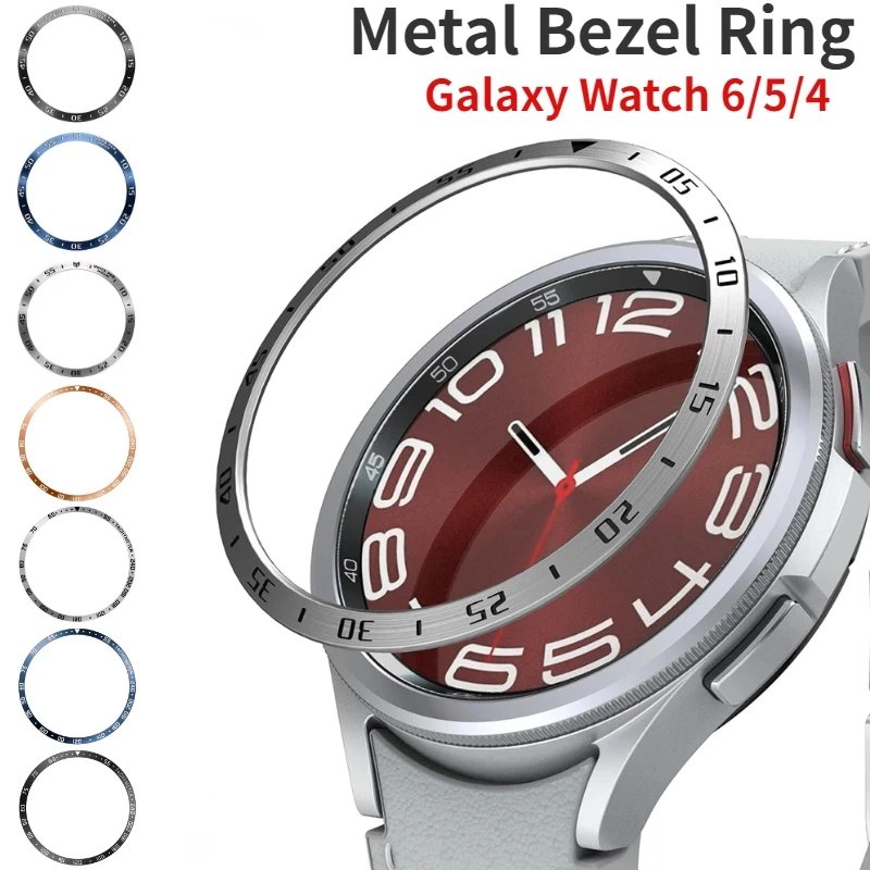 Anneau de lunette en métal pou - Smartwatch Band Accessories avis et prix